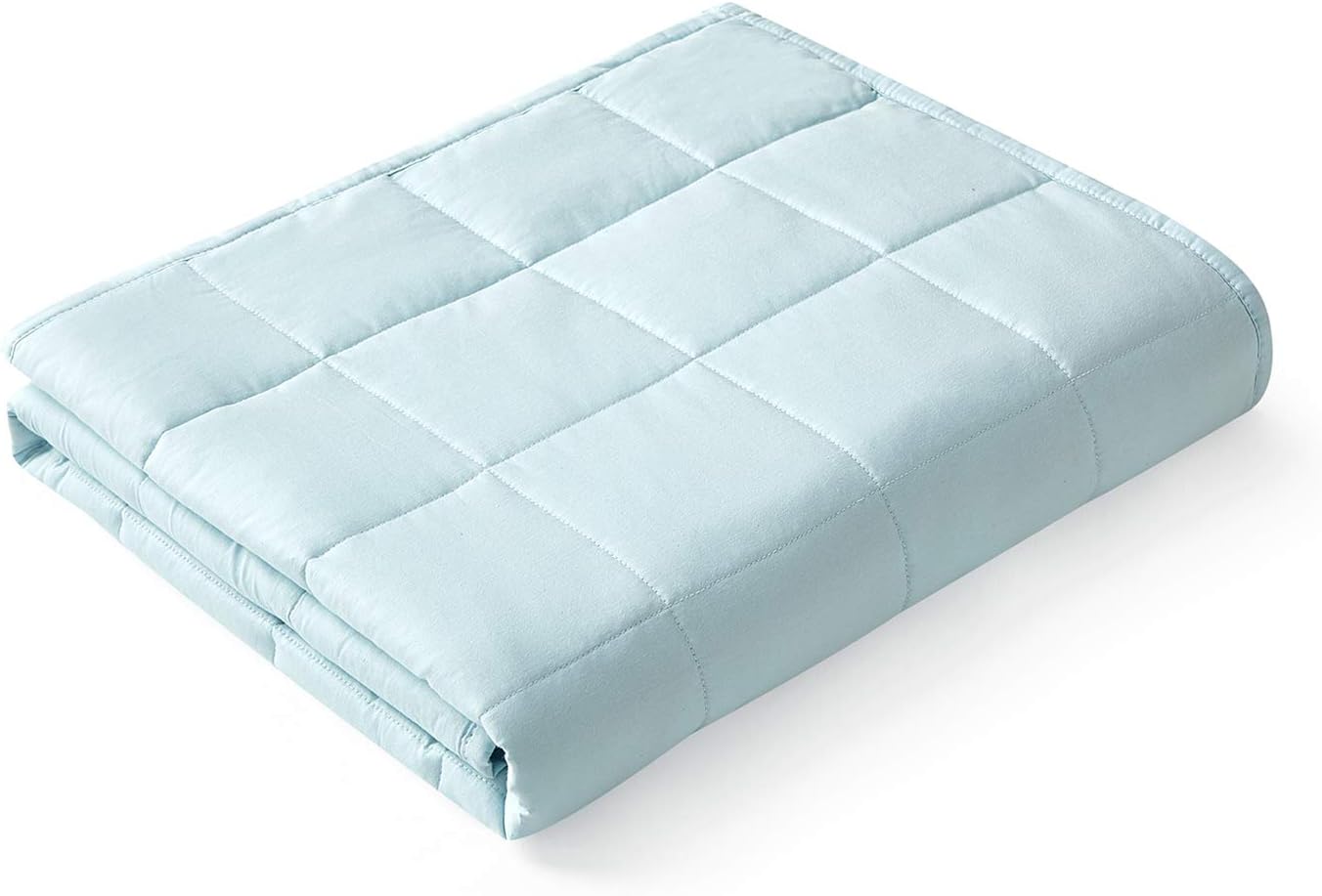 YnM Weighted Blanket for Comfort and Relaxation in Light Blue