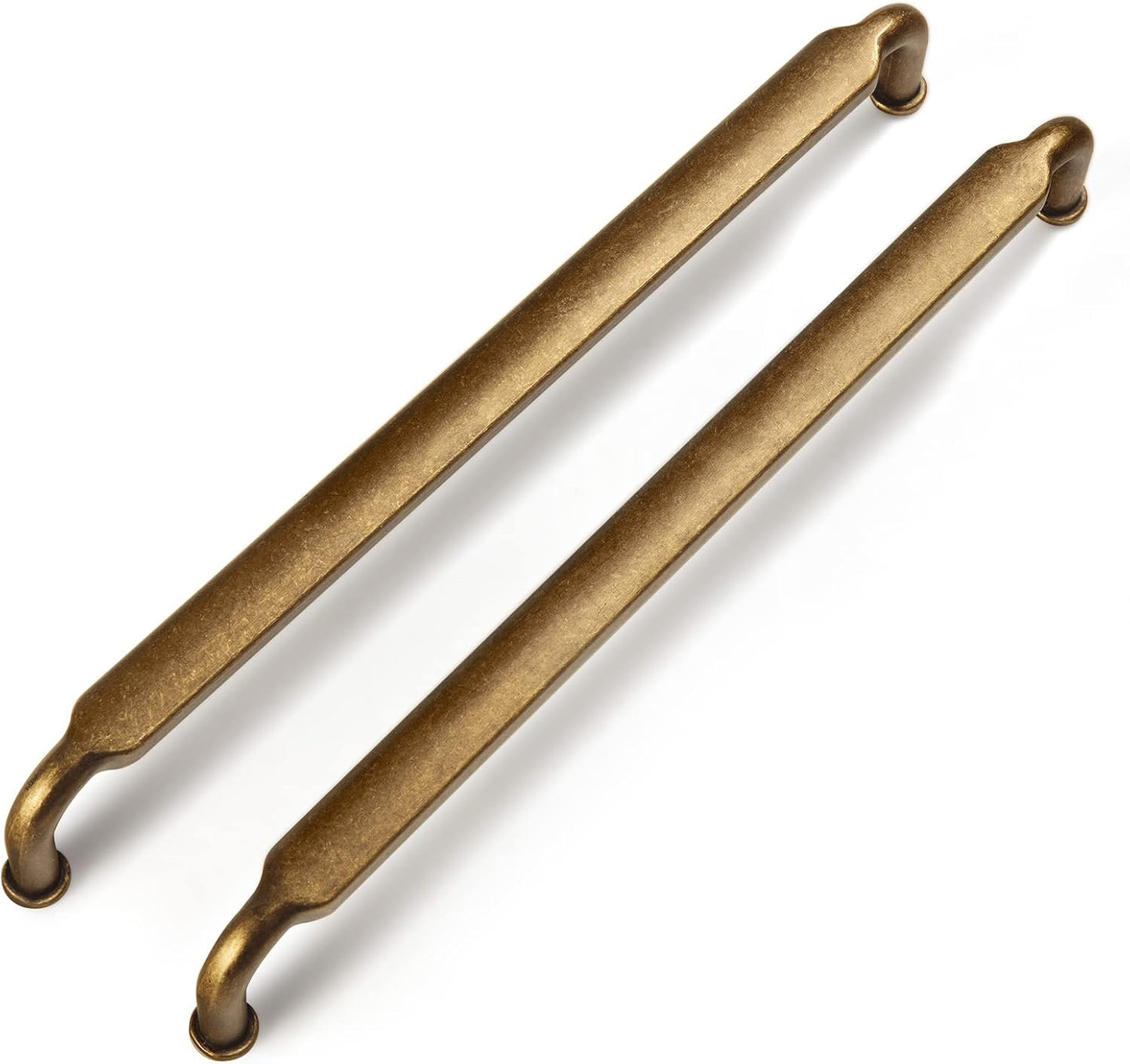 Goo-Ki 7-1/2 Inch Antique Brass Cabinet Pulls for Kitchen Drawers