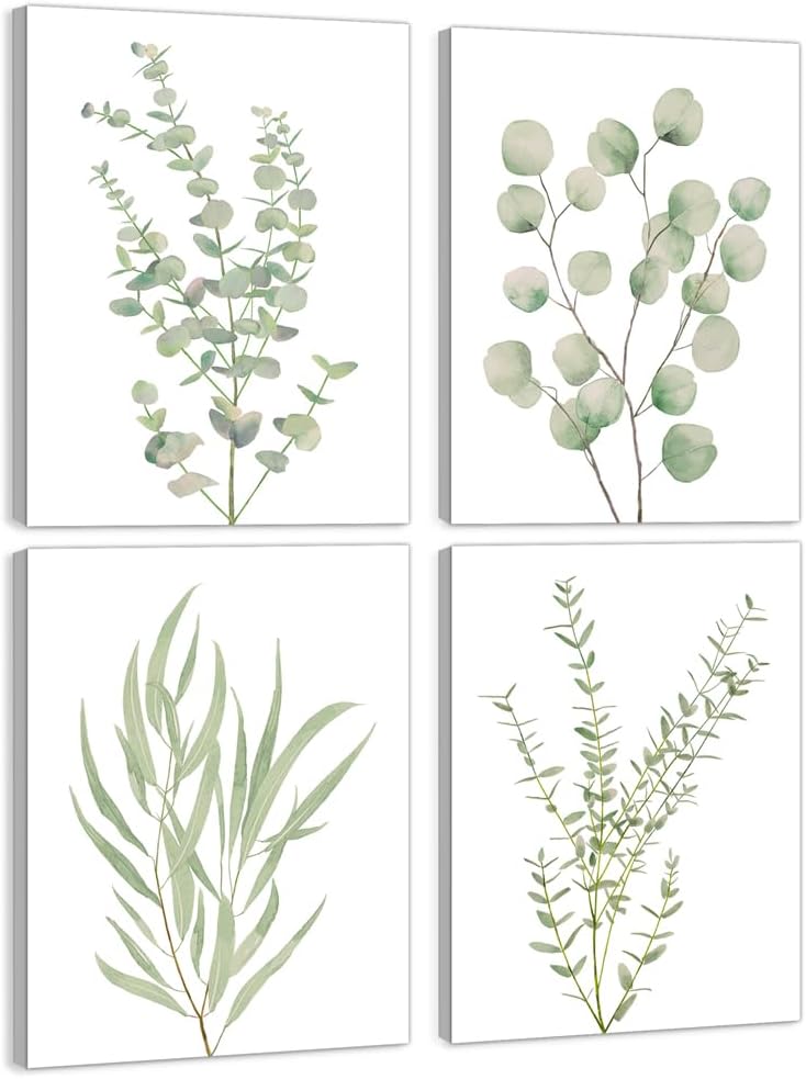 Erctoo Botanical Wall Art for Bathroom and Bedroom Decor