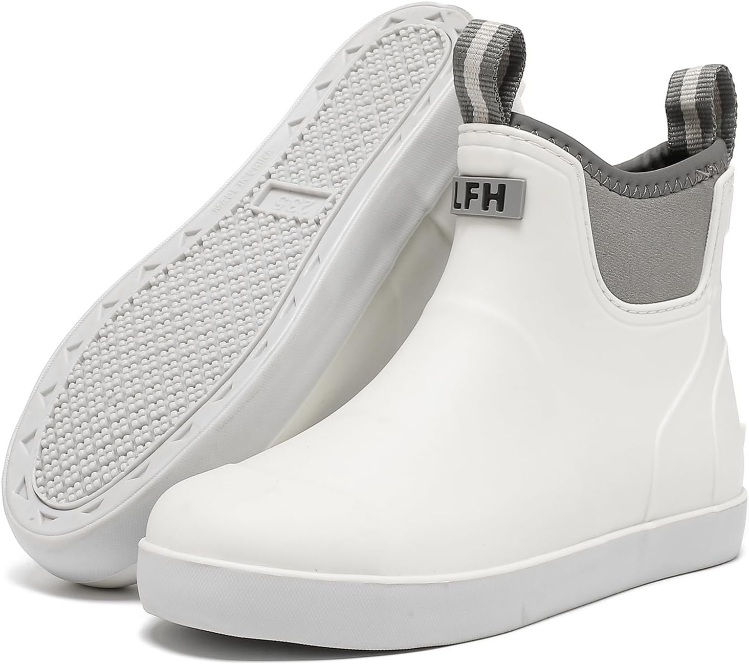 Women's Deck Boots: Waterproof Ankle Rain Boots for Outdoors