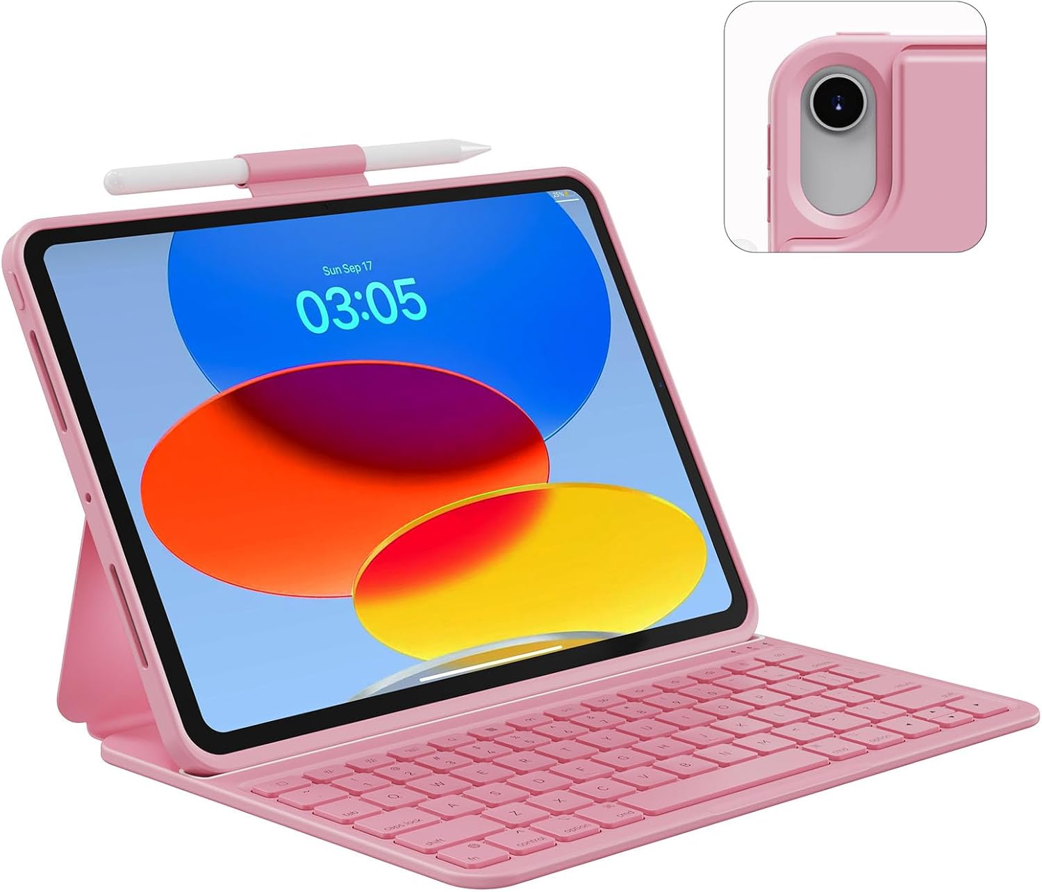 Magitype Keyboard Case for iPad 10th & 11th Generation - Pink