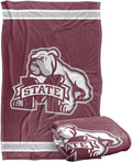 LOGOVISION Mississippi State Bulldogs Silky Touch Throw Blanket - 36in