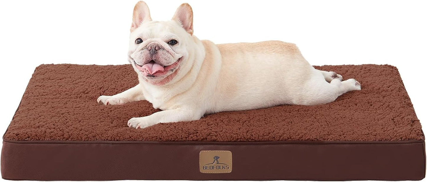 Orthopedic Dog Bed for Large Dogs - Egg Foam Comfort Mat