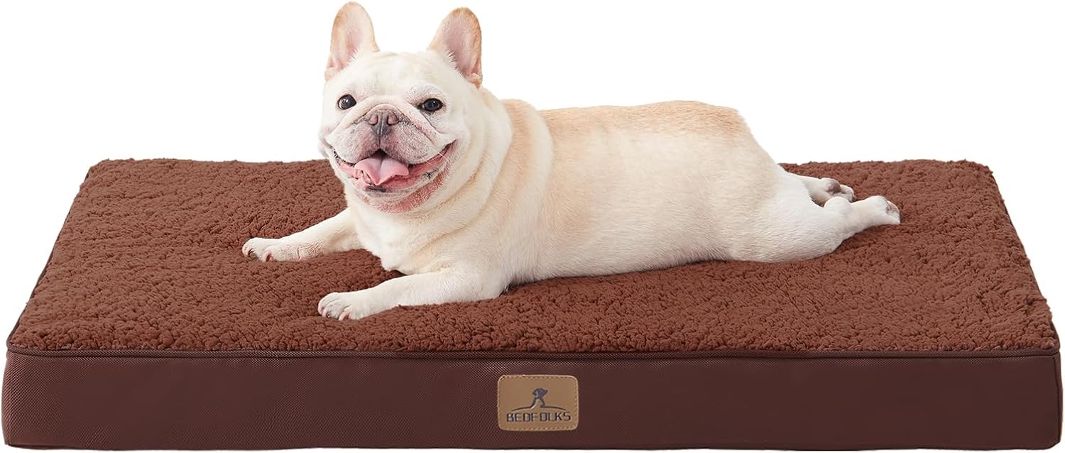 Orthopedic Dog Bed for Large Dogs - Egg Foam Comfort Mat