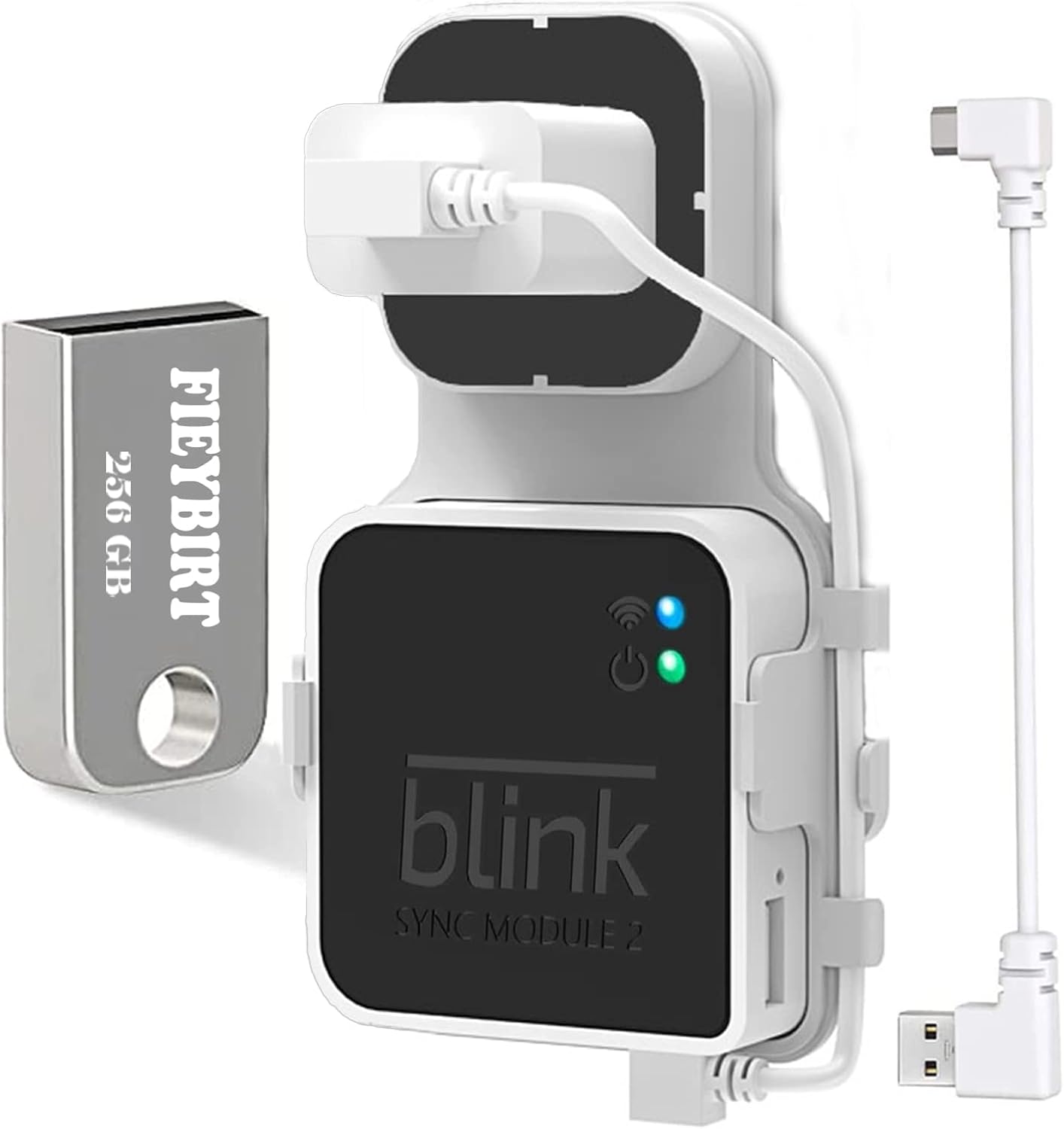Space-Saving Blink USB Mount for Security System