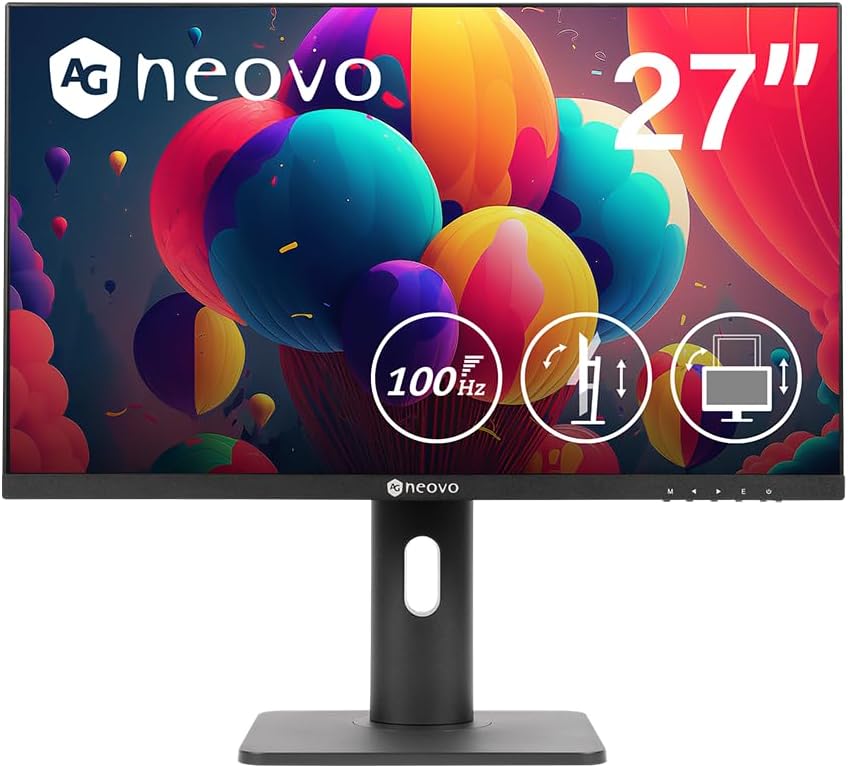 AG Neovo MH2703 27 inch Monitor with Adjustable Height and More