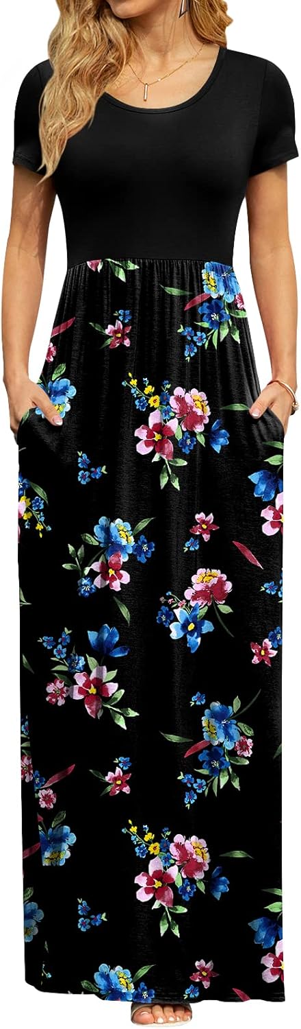 DB MOON Womens Summer Maxi Dresses with Pockets for Every Occasion