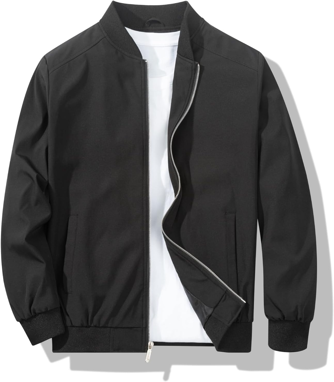 Men's Bomber Jacket Lightweight Stylish Windbreaker for All Seasons