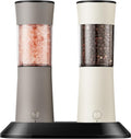 Gravity Electric Salt and Pepper Grinder Set - Rechargeable Dual Mill