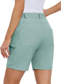 MoFiz Womens Golf Shorts 7in Quick Dry Hiking Shorts - Lightweight