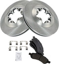 TRQ Front Brake Pad & Rotor Kit Compatible with 2009-2012 Chevrolet