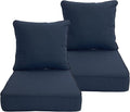 Deep Seat Cushion Set for Outdoor Furniture - Water Repellent