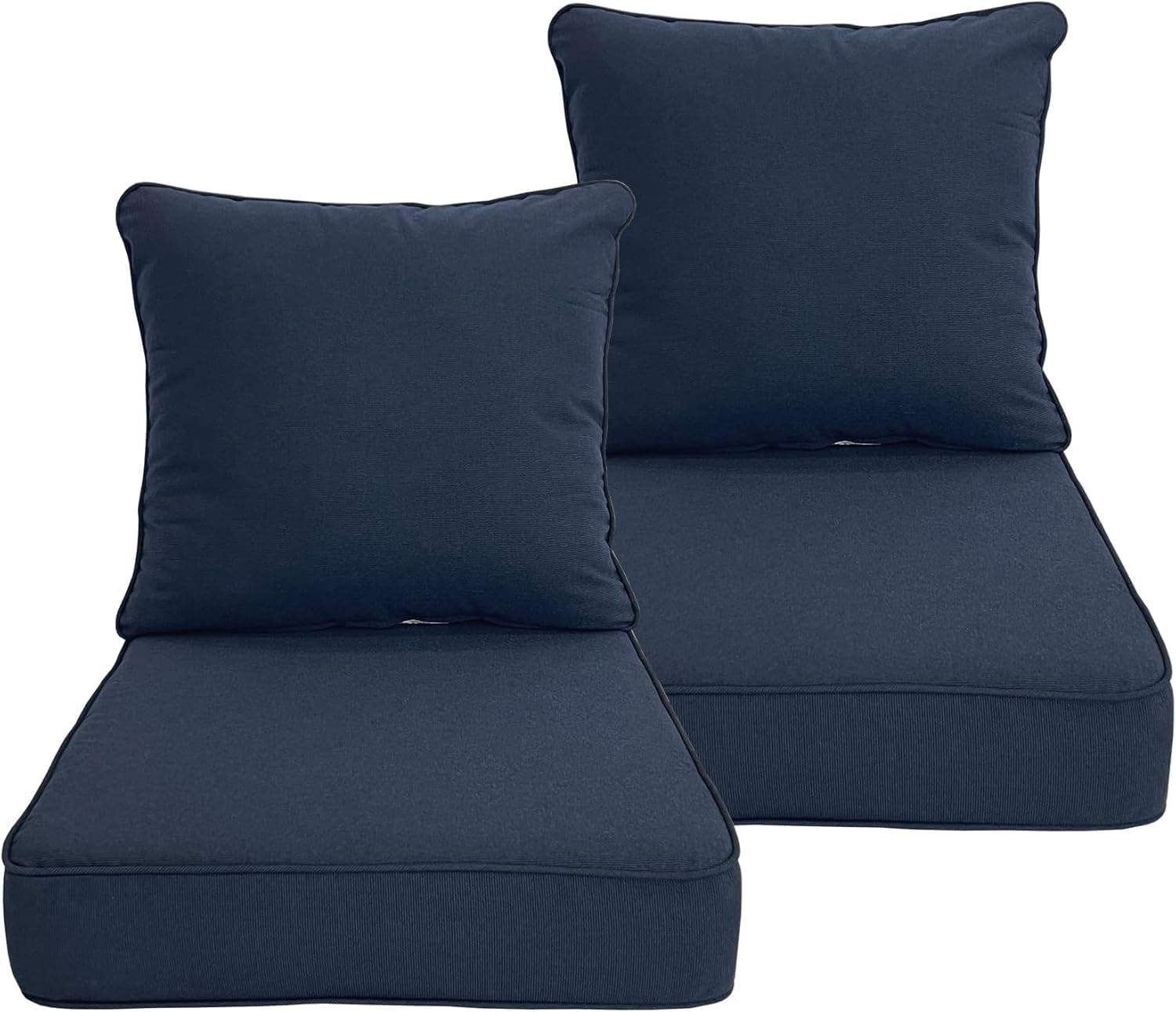 Deep Seat Cushion Set for Outdoor Furniture - Water Repellent