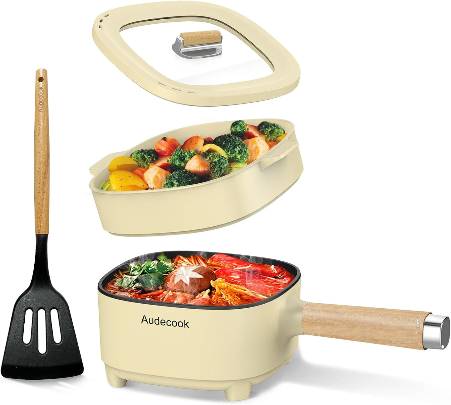 Audecook Hot Pot Electric 2L - Versatile Cooking Made Easy
