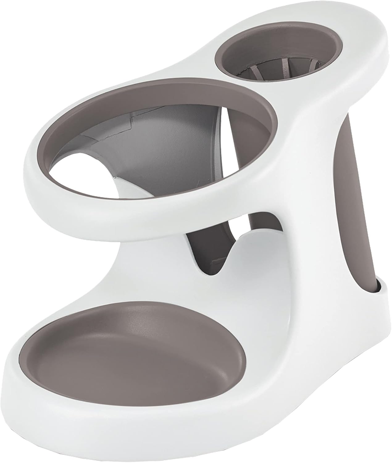 Polder White/Gray Bathroom Accessory Organizer - 35 characters