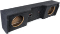 Dual 10 in Sealed Subwoofer Enclosure - Accu-Tuned Bass for Extended