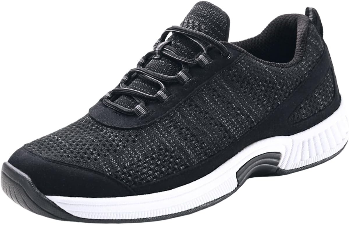 Orthofeet Men's Orthopedic Knit Lava Sneakers for Comfort