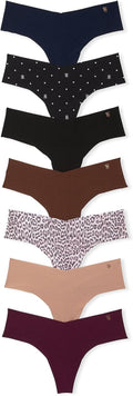 Victoria's Secret No Show Thong Underwear - Smooth, Low Rise Fit