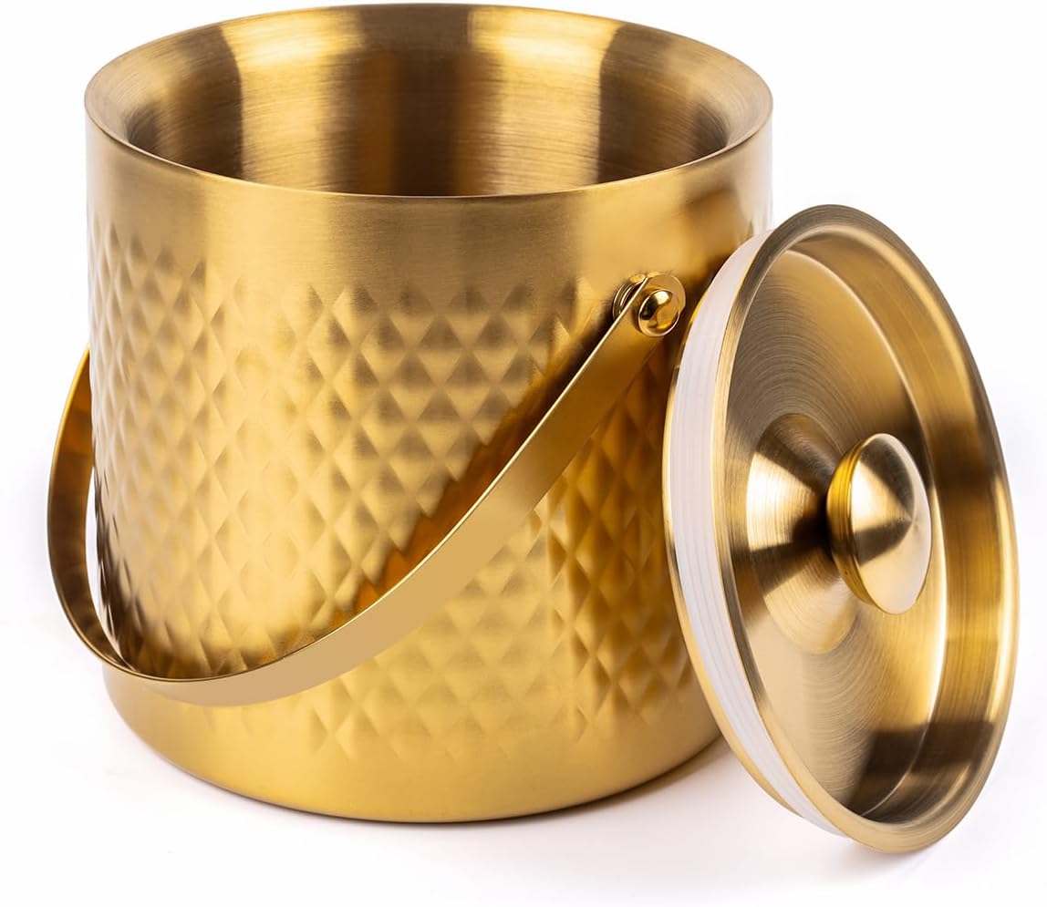 3L Double-Wall Insulated Ice Bucket for Parties and Camping