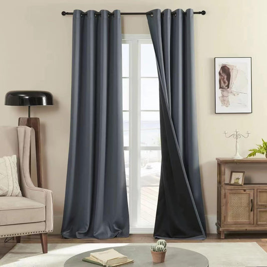 100% Blackout Curtains by Rutterllow for Total Darkness