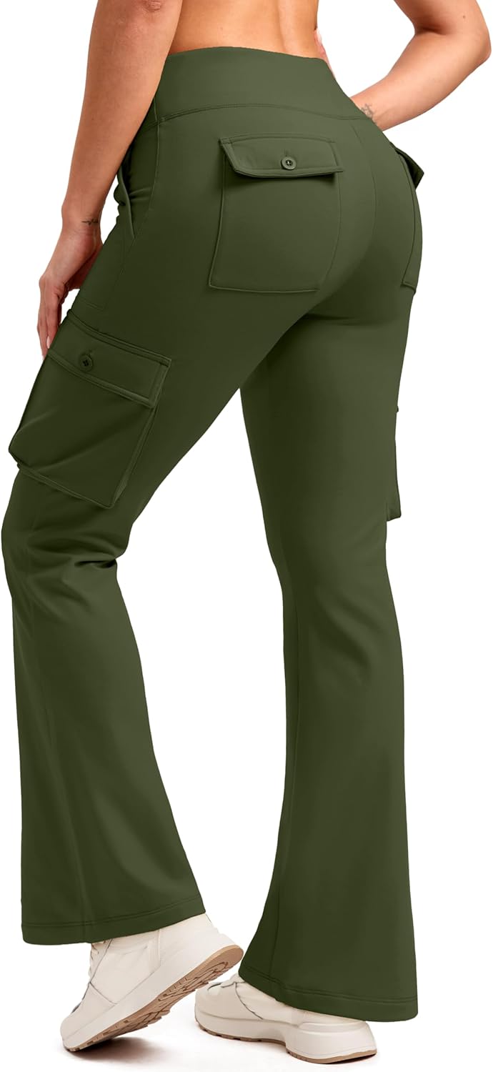 G Gradual Women's Fleece Lined Cargo Pants for Winter Work