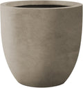 Kante 13.4 in Round Concrete Planter - Large Modern Indoor Outdoor