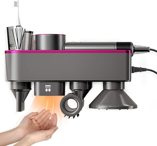 Effortless Dyson Hair Dryer Organizer - Magnetic Storage