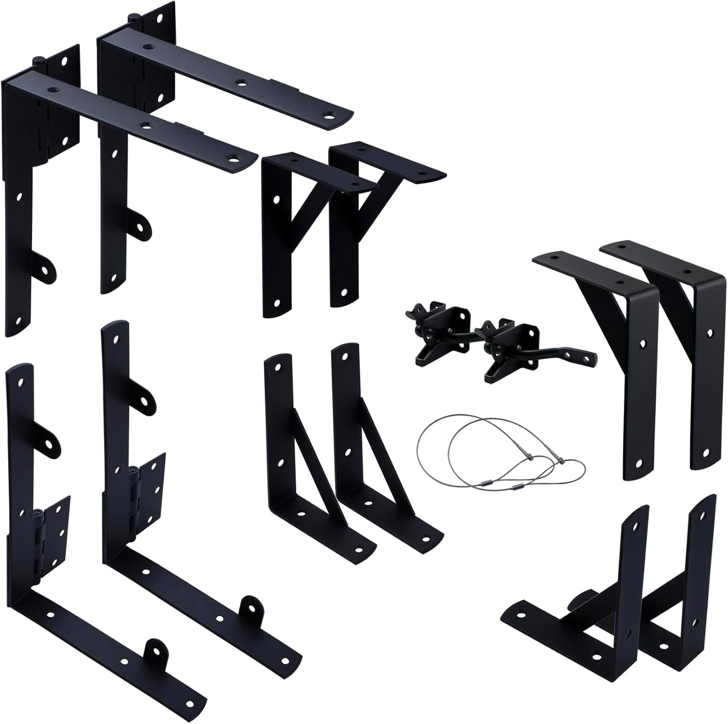 2 Set Anti Sag Gate Kit for Wooden Fences and Driveway Gates
