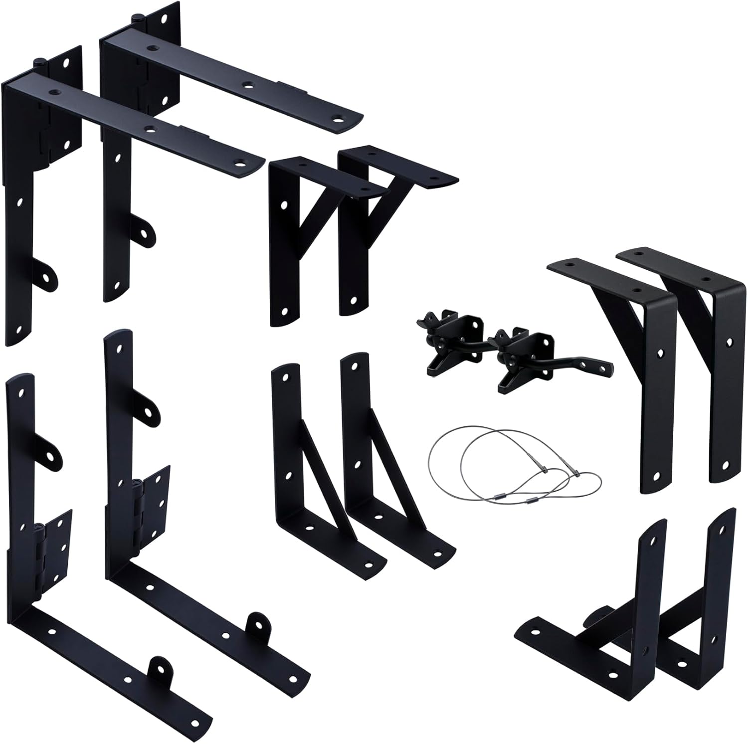 2 Set Anti Sag Gate Kit for Wooden Fences and Driveway Gates