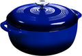 Lodge 3 Quart Enameled Cast Iron Dutch Oven - Classic Heat Retention
