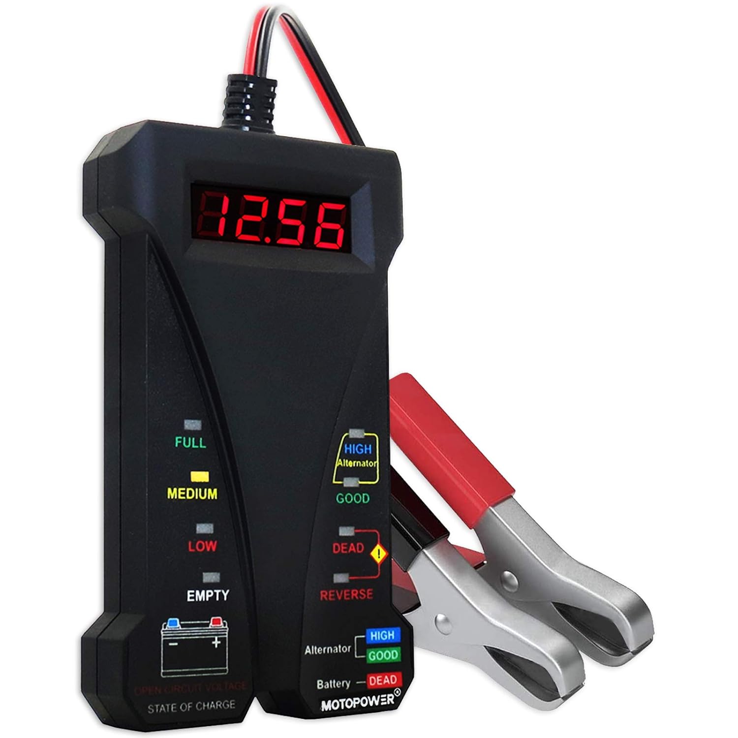 Accurate Battery Testing with MOTOPOWER Digital Tester