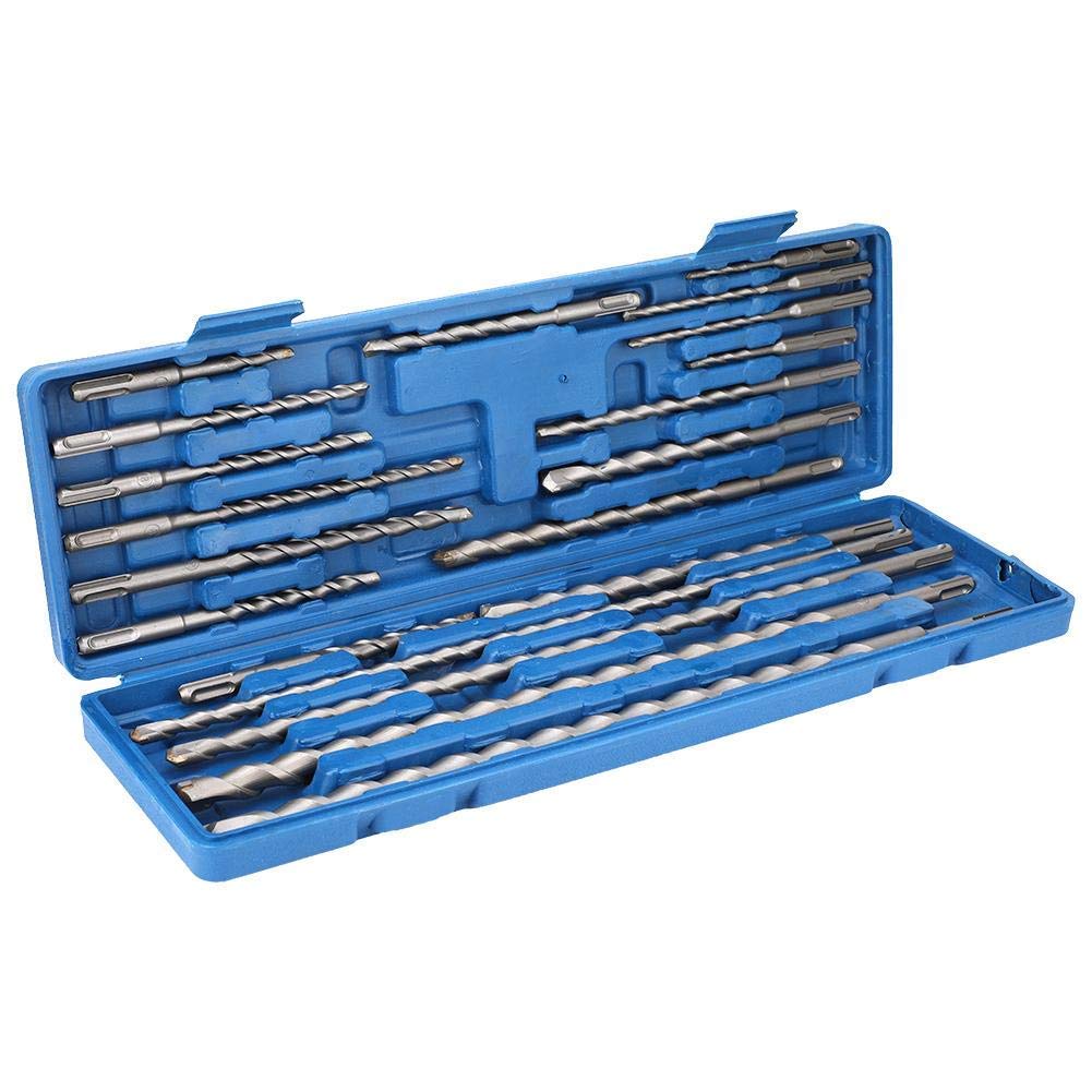 Rotary Hammer SDS Plus Drill Bits & Chisels Set - 20Pcs Durable