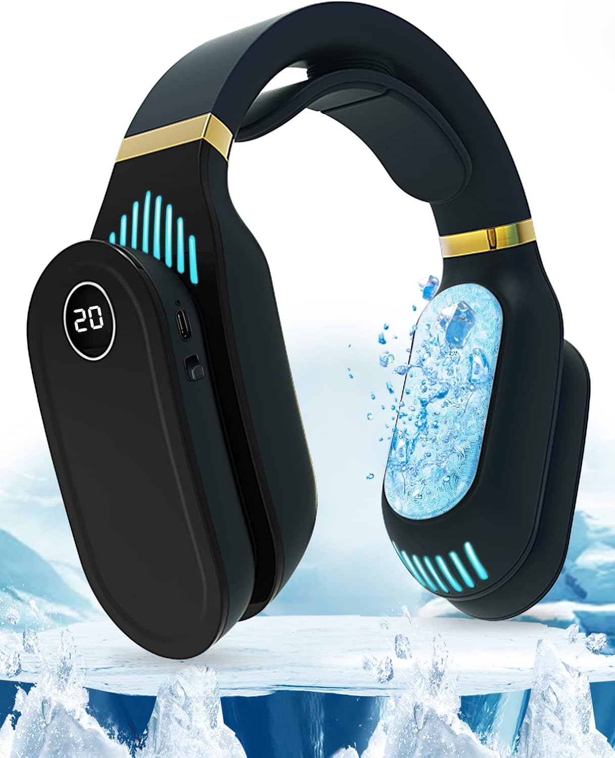 Hands-Free Cooling Anywhere - Karcusiny Neck Fan