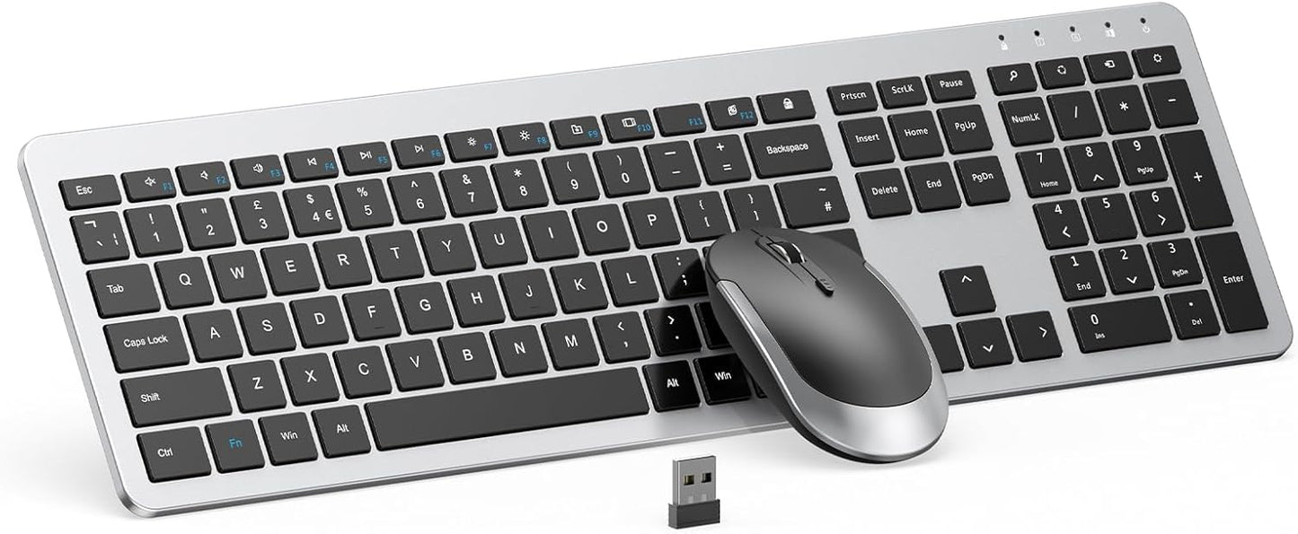 Wireless Keyboard and Mouse Combo for Effortless Typing
