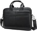 STAR VISTA Siro 15.6in Slim Laptop Messenger Bag - Full Grain Leather