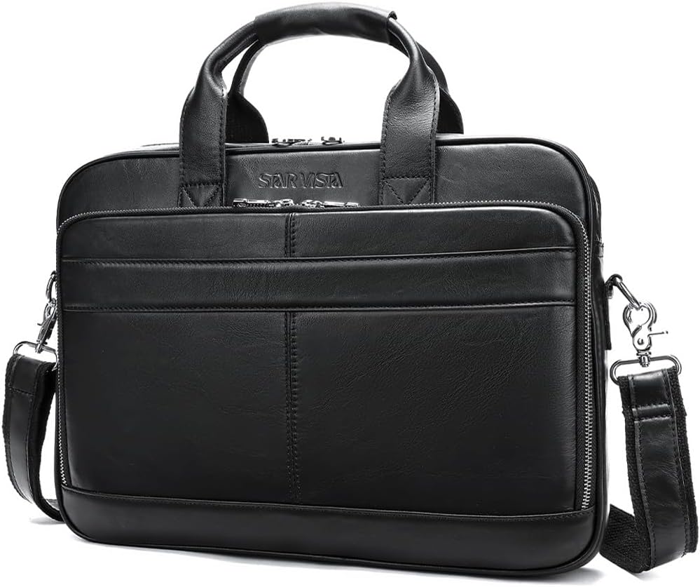 STAR VISTA Siro 15.6 Slim Laptop Messenger Bag for Professionals