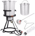 Barton Propane 30 Qt Turkey Flyer Fish Fryer Boiler Steamer Set