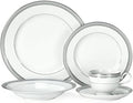 Mikasa Platinum Crown 40-Piece Dinnerware Set, Service for 8 - Elegant