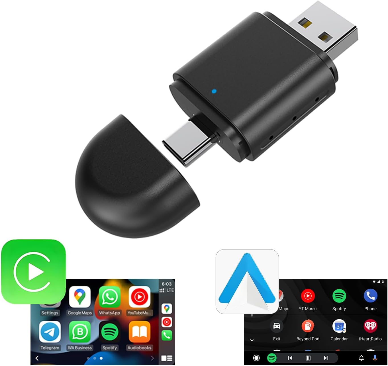 Ultimate Wireless Carplay & Android Auto Dongle