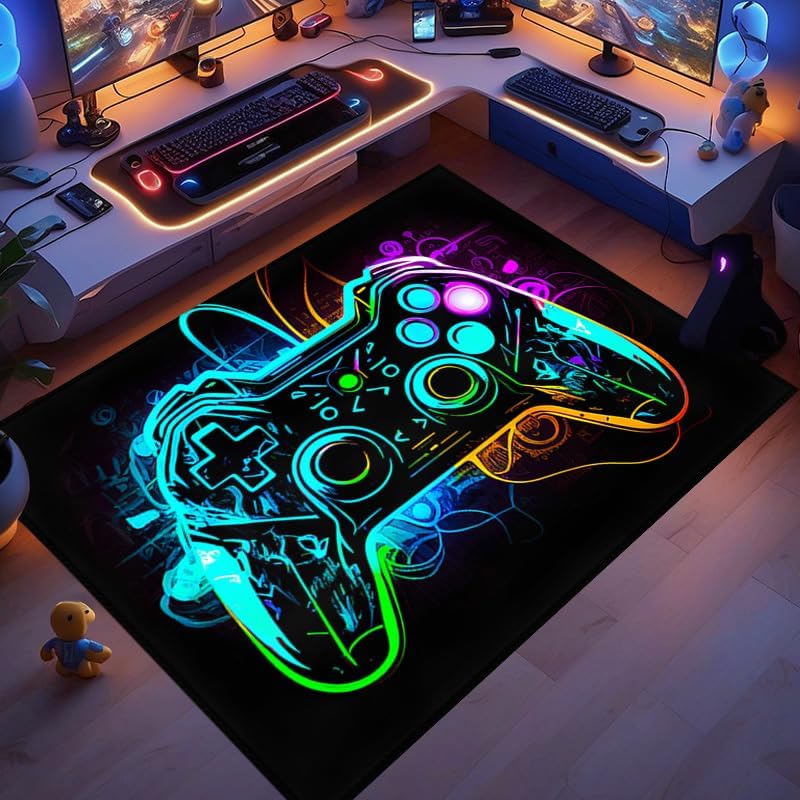 Dynamic Gaming Rug - Elevate Your Game Room!