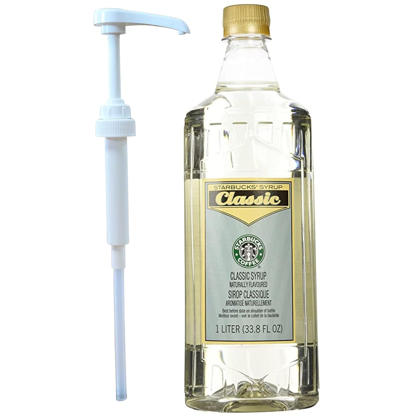 Starbucks Classic Flavor Syrup + White Pump