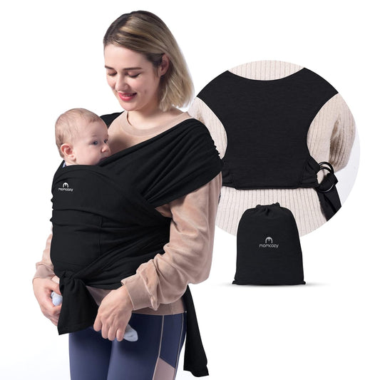 Momcozy Lightweight Baby Wrap Carrier - Hands-Free Comfort