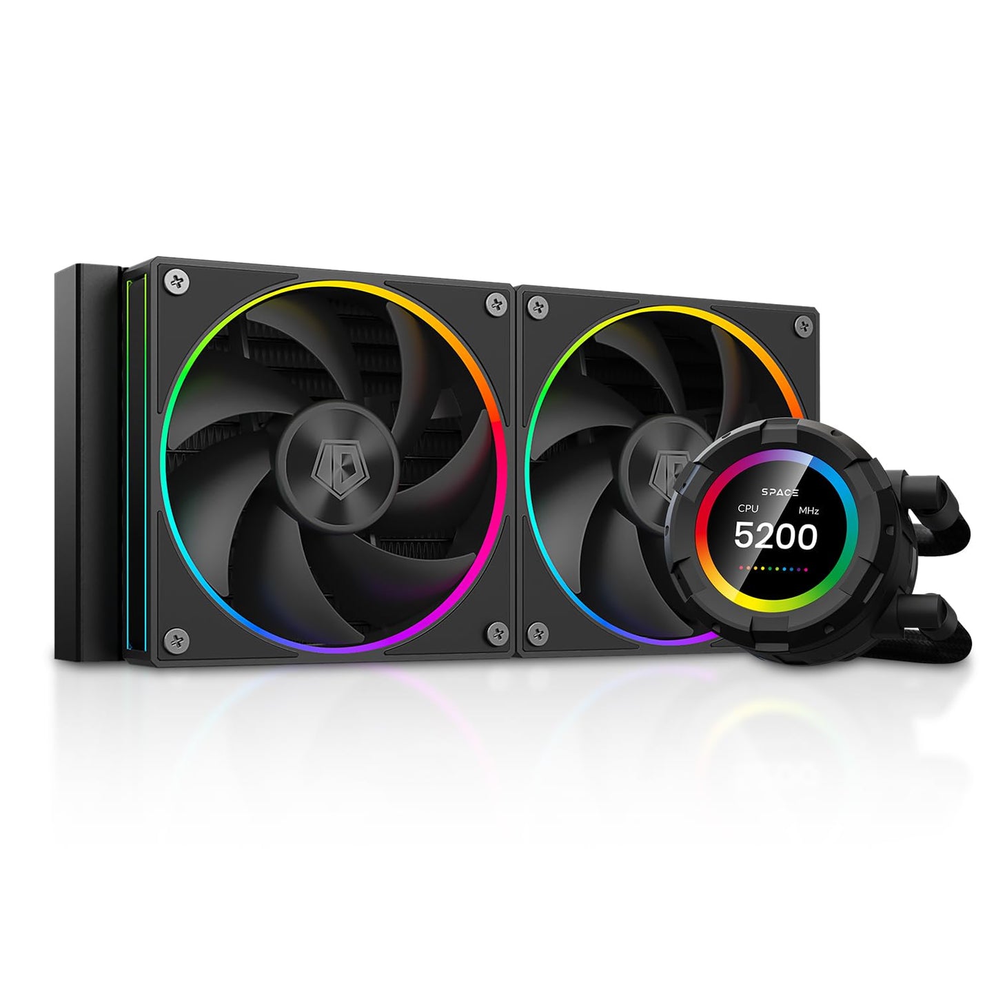 ID-COOLING SL240 Liquid Cooler with Customizable LCD Display