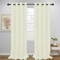 Easy-Going Blackout Curtains 52x96 in Ivory - Room Darkening