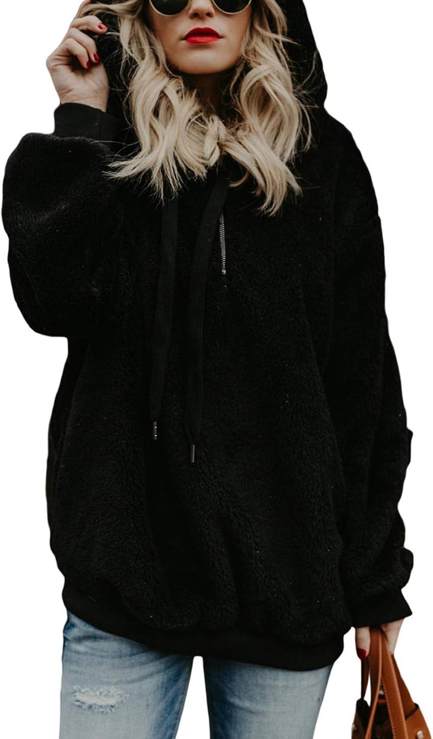 Cozy Sherpa Hoodie for Women