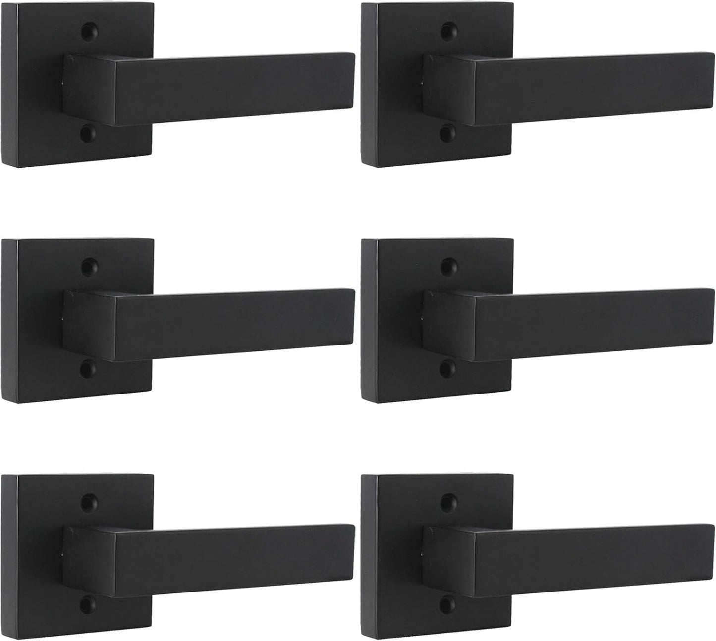 Probrico Non-Turning Half-Dummy Levers in Matte Black Finish