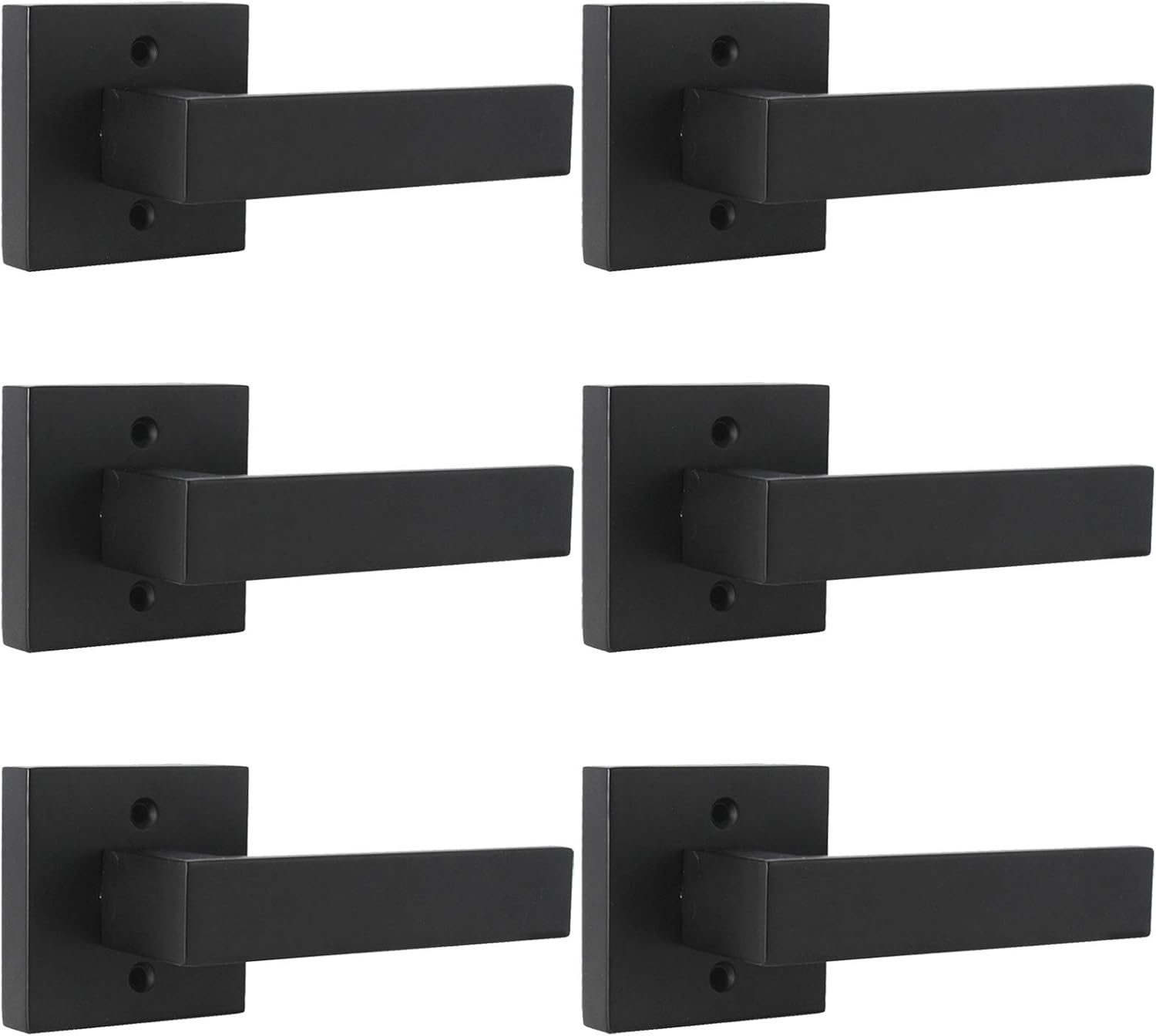 Probrico Non-Turning Half-Dummy Levers in Matte Black Finish