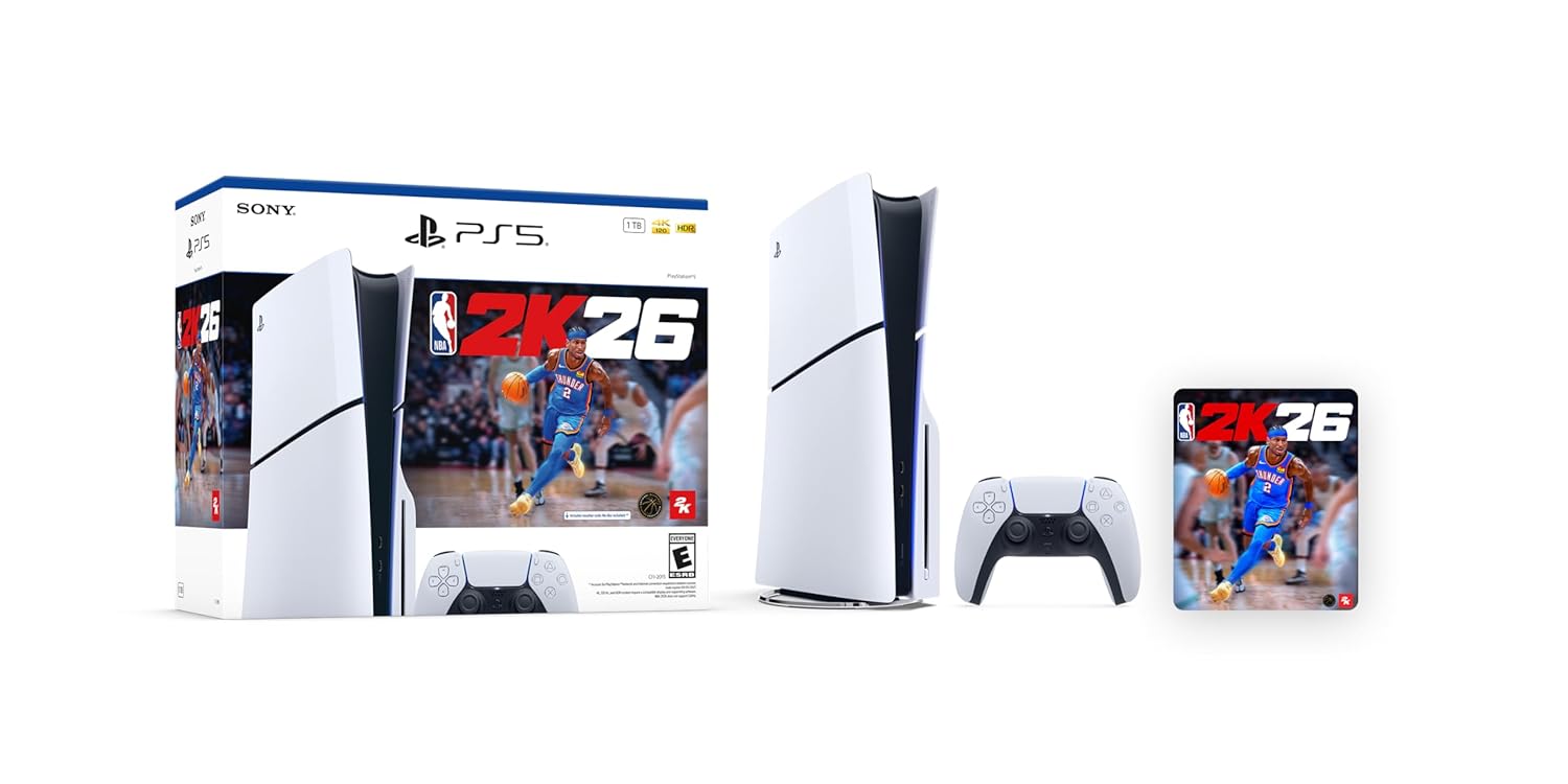 PlayStation 5 Console NBA 2K26 Bundle with DualSense Controller
