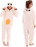 Unisex Flannel Egg Onesie Pajamas - Cozy Snug Fit Sleepwear