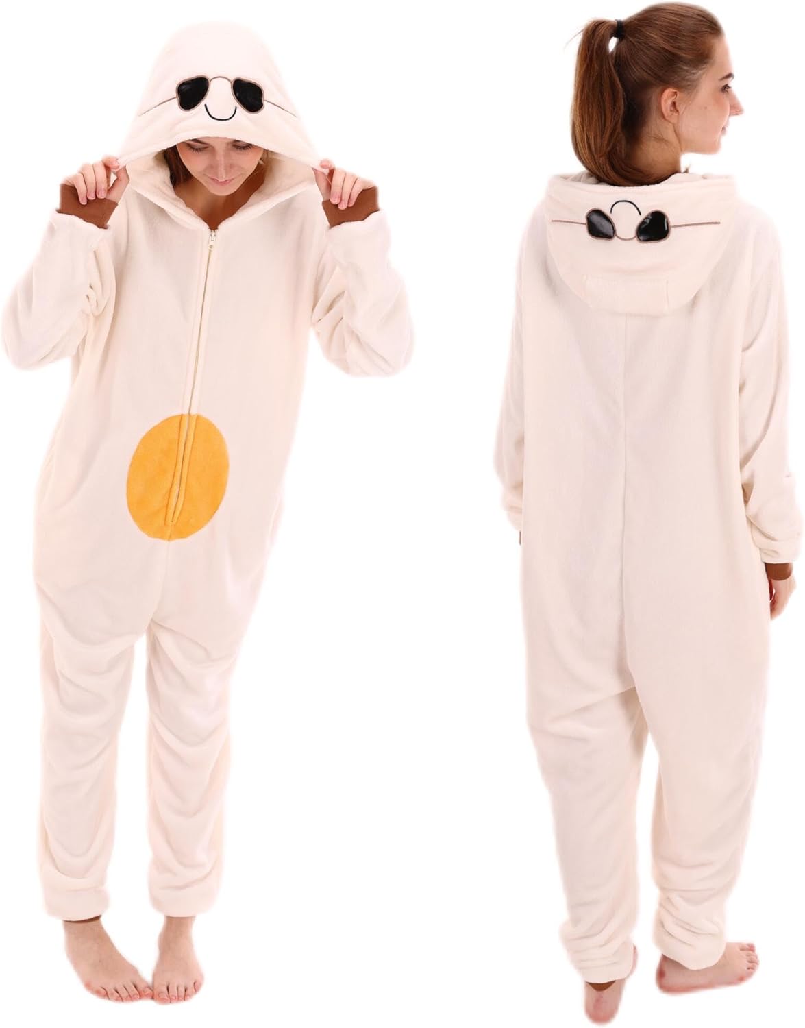 COSUSKET Snug Fit Unisex Adult Onesie Pajamas for Comfort